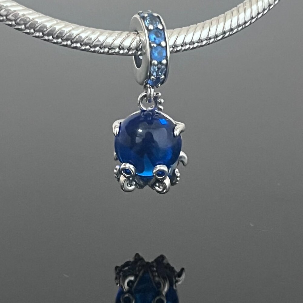 Pandora Murano Glass Cute Octopus Dangle Charm - Picture 3 of 7
